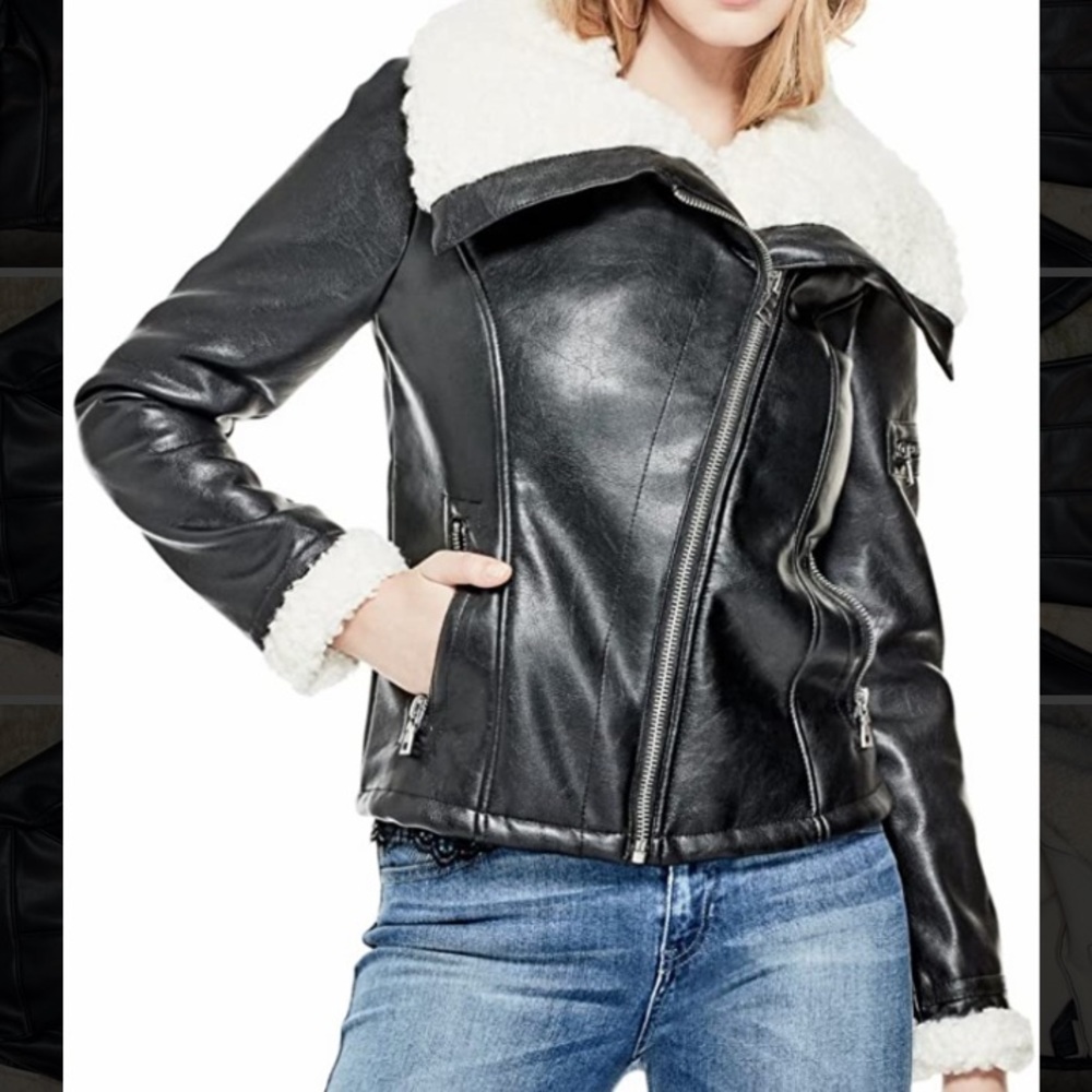 Adeline Leather Motorcycle Jacket